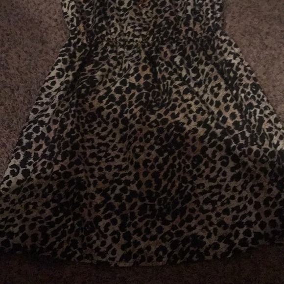 Leapord strapless dress - Picture 3 of 3